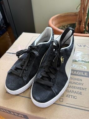 Puma Suede Classic Black/White Sneakers